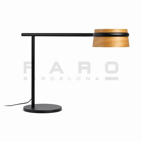 LOOP LED Black table lamp with clip