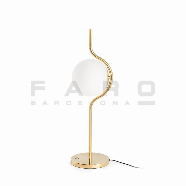 LE VITA LED Gold table lamp dimmable