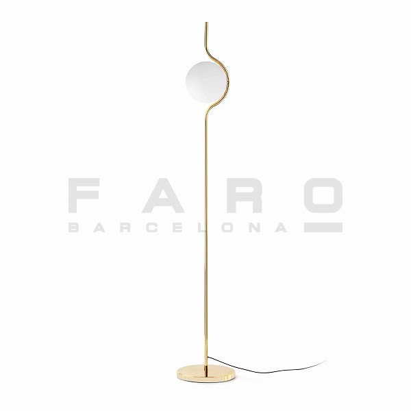 LE VITA LED Gold floor lamp dimmable