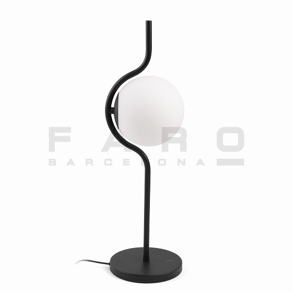 LE VITA LED Black table lamp dimmable