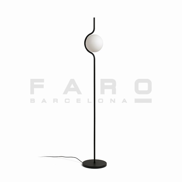 FA29698  LE VITA LED Black floor lamp dimmable