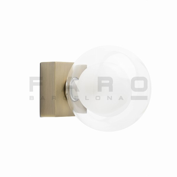 PERLA Old gold wall lamp