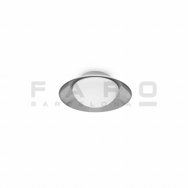 SIDE LED White/nickel ceiling lamp G9