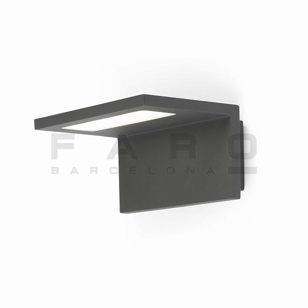 ELE LED Dark grey wall lamp