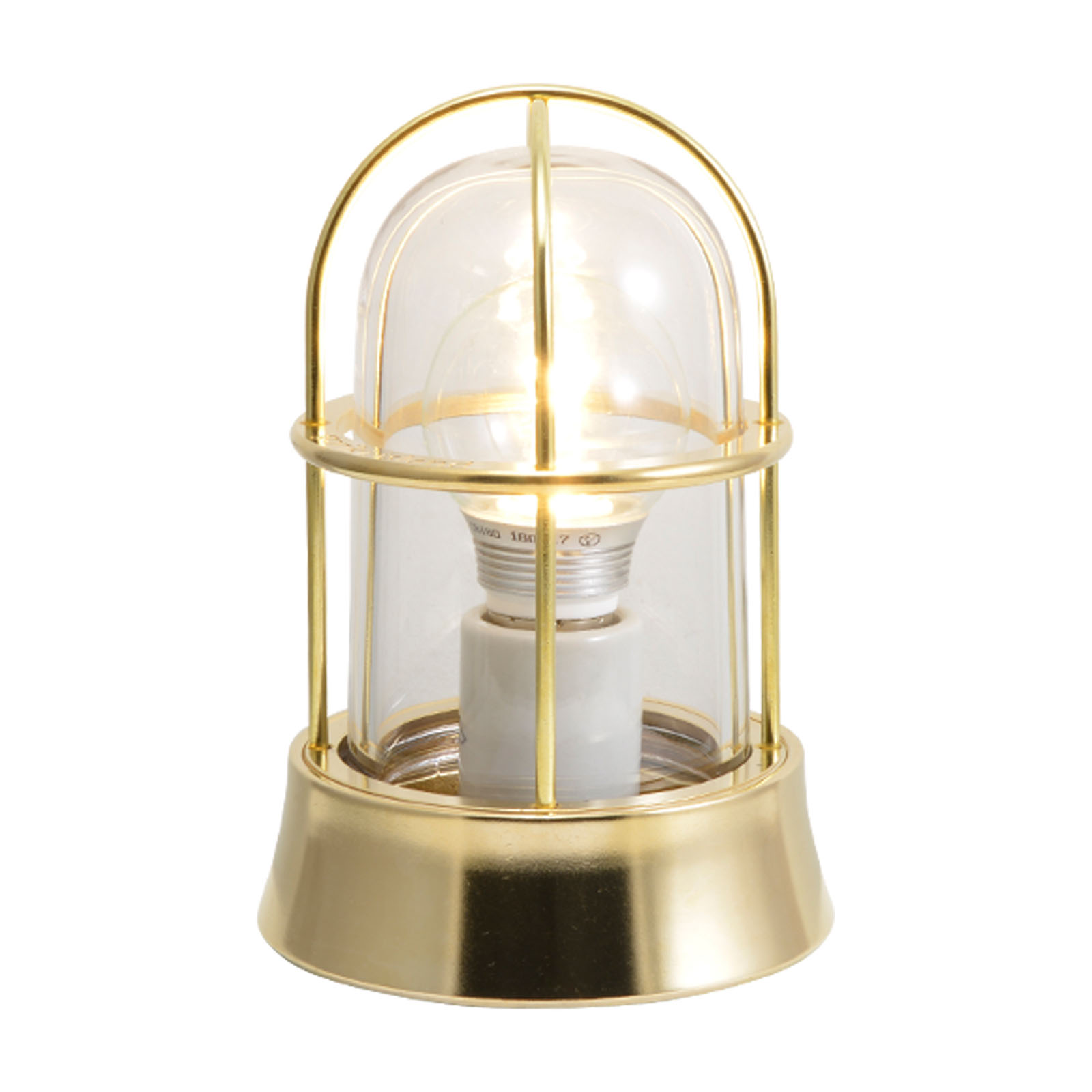 欠品中 真鍮 マリンランプ(クリアガラス&普通球)BH1000MＩNＩ CL 金色