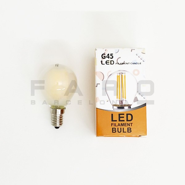 電球型LED E14 4W クモリ：電球