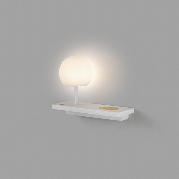 NIKO LED Right white wall lamp