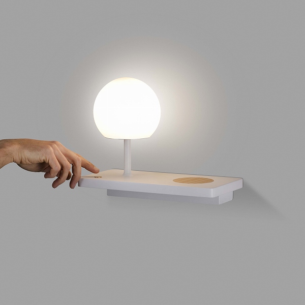 NIKO LED Right white wall lamp