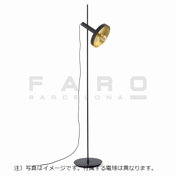 FA20164-95  WHIZZ Black/gold floor lamp