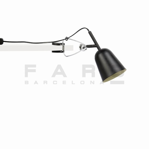 FA51133  STUDIO Black and cream clip lamp