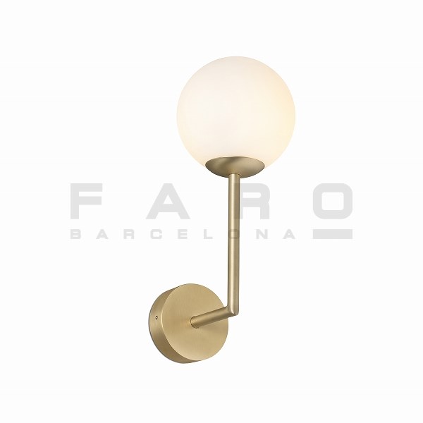 FA63505  GALA Satin gold wall lamp