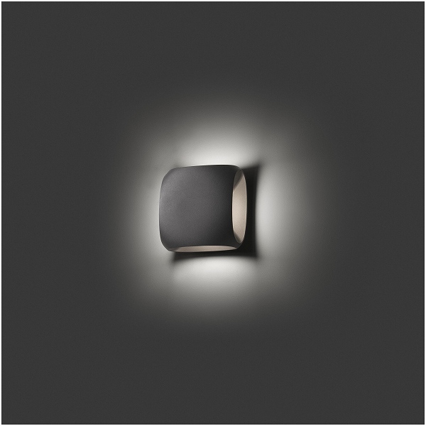 BU-OH LED Dark grey wall lamp