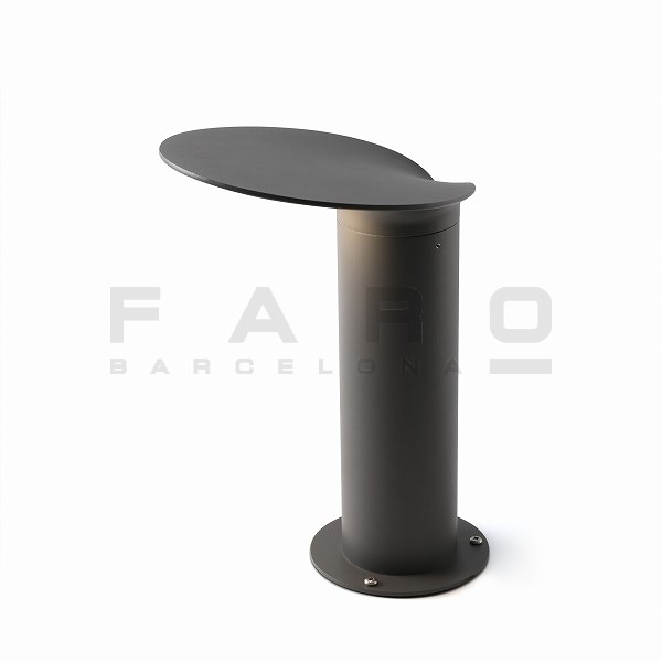 FA71224  LOTUS Dark grey beacon lamp h35cm