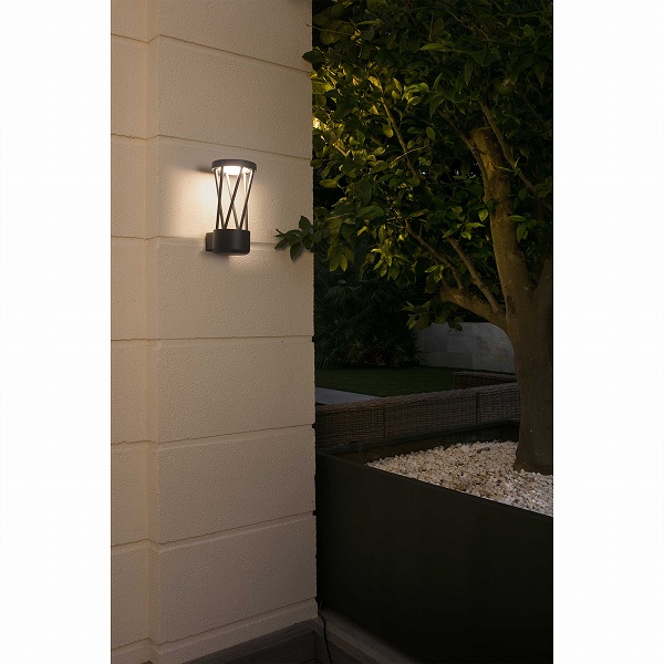 TWIST LED Dark grey wall lamp